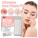 Salicylic Pimple Patch Blemish Treatment Acne Repair Waterproof Acne Patch (72pcs)