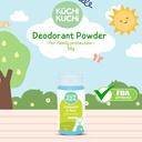 Kuchi Kuchi Underarm & Foot Deodorant Powder - 50g.