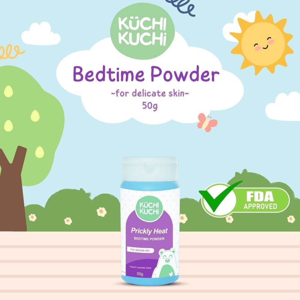Kuchi Kuchi Prickly Heat Bedtime Powder - 50g. 