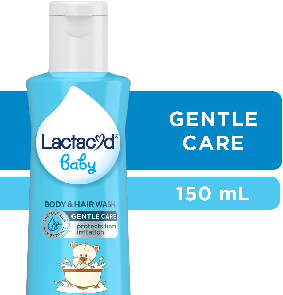 Lactacyd Baby Gentle Care - 2in1 Body Wash and Hair Shampoo (150ml)