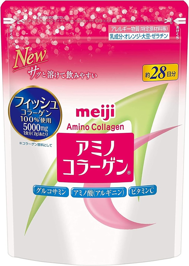 Meiji Amino Collagen Powder Beauty Supplement (217g)