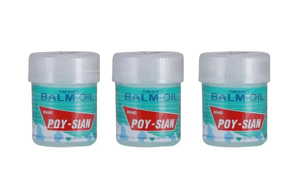 Poy-sian Pim-Saen Balm Oil Cotton (8ml/8cc) - Pack of 3