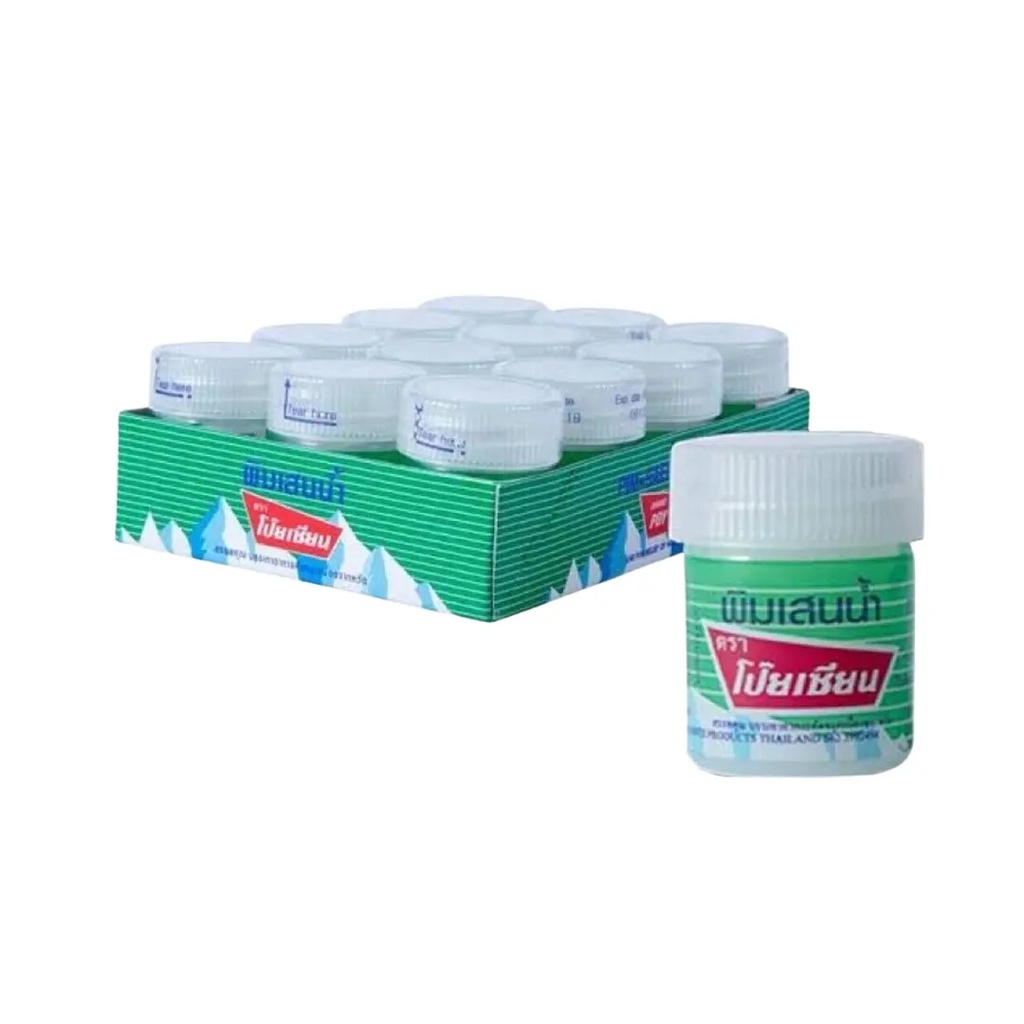 Poy-sian Pim-Saen Balm Oil Cotton (8ml/8cc) - Pack of 12