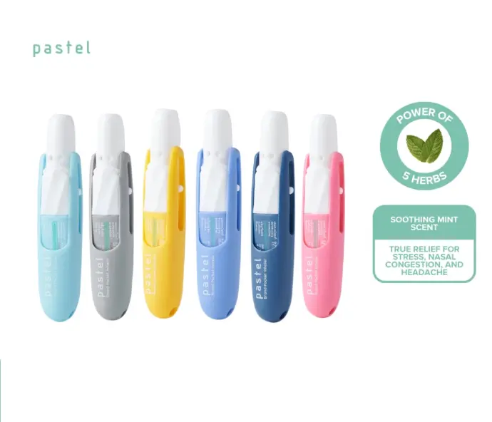 Pastel Pocket Inhaler - Twin Releaf 2 in 1 (Pack of 6)