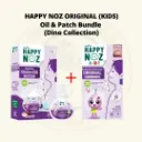 Happy Noz Organic Original Oil (10ml) & Patch Bundle (Dino Collection)
