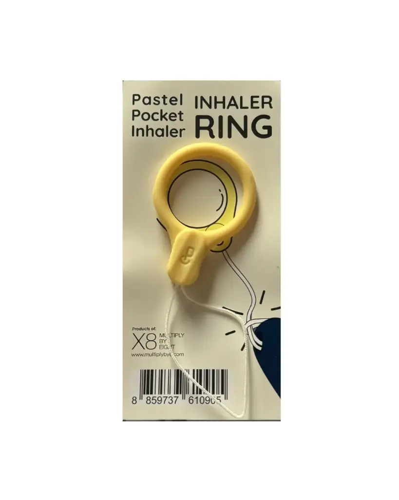 Pastel Inhaler Hand Ring - Yellow