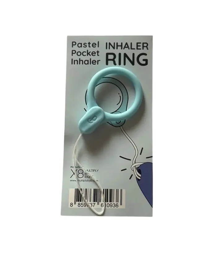 Pastel Inhaler Hand Ring - Blue