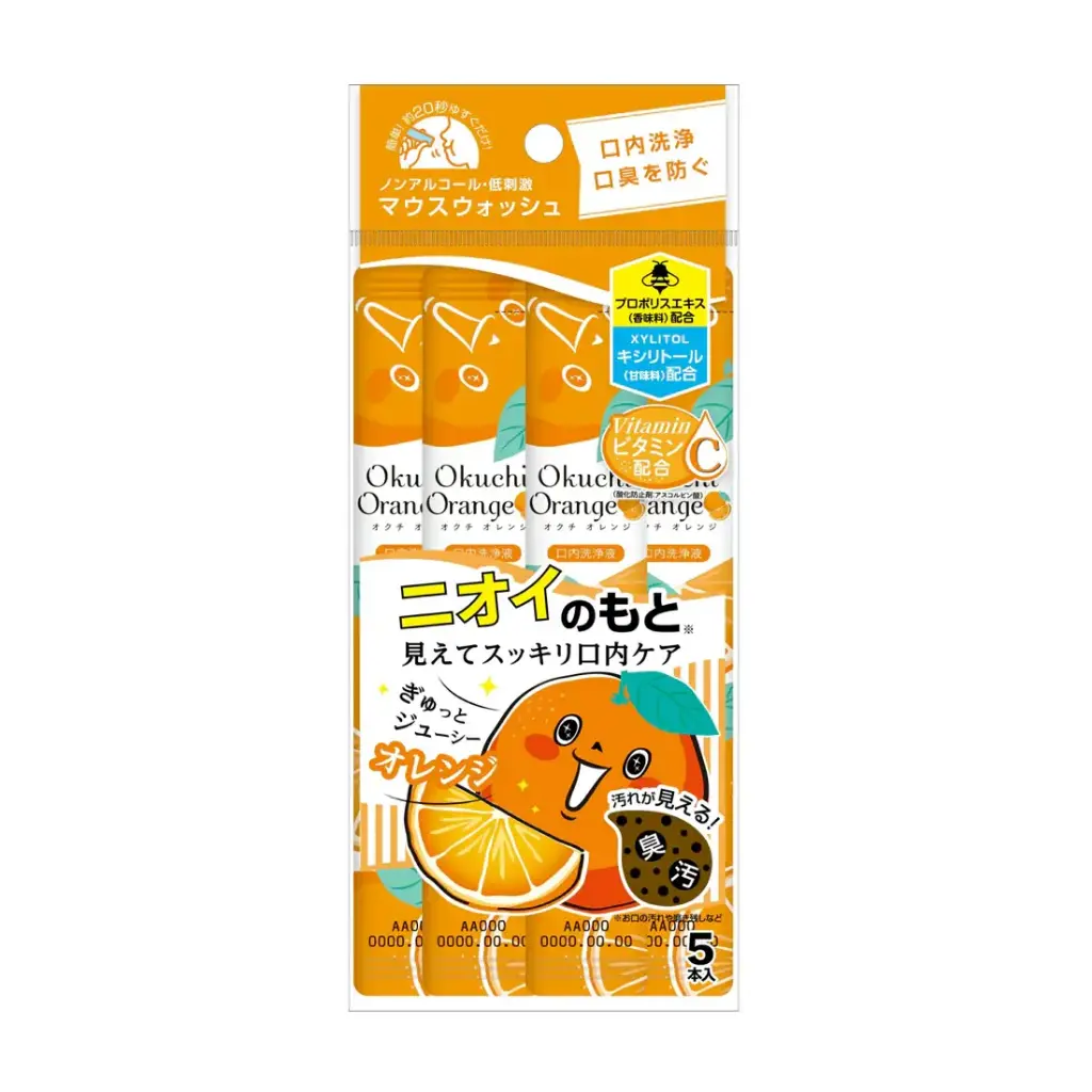 Okuchi Mouthwash (5 x 11ml) - Orange