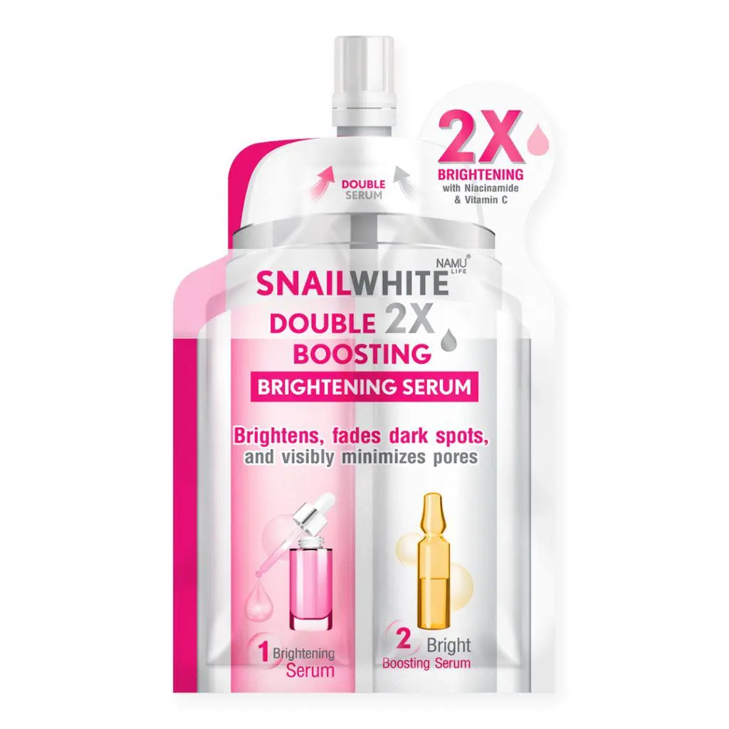 SNAILWHITE Double Boosting Brightening Serum (4ml + 4ml)