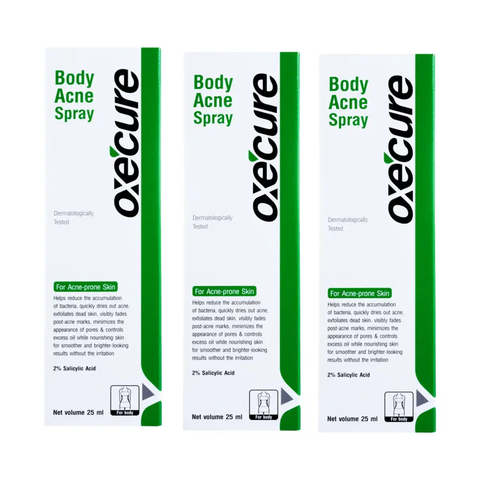 Oxecure Body Acne Spray (Box of 3)