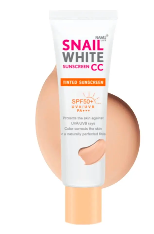 SNAILWHITE Sunscreen CC SPF50+ PA+++ Tinted Sunscreen (30ml)