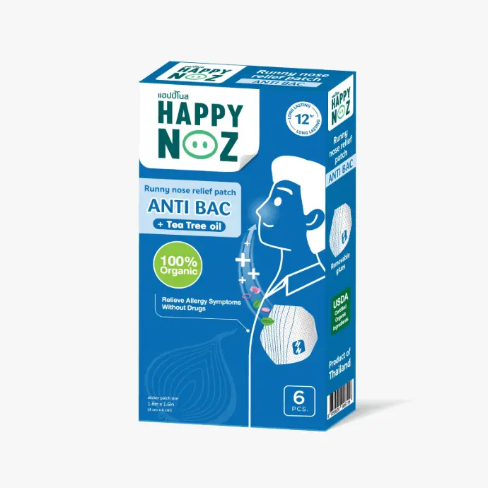 Happy Noz Anti-Bac Patch (Blue) – Adult