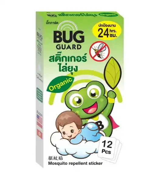 Bug Guard by Happy Noz – Mosquito Repellent Sticker (12 pcs)