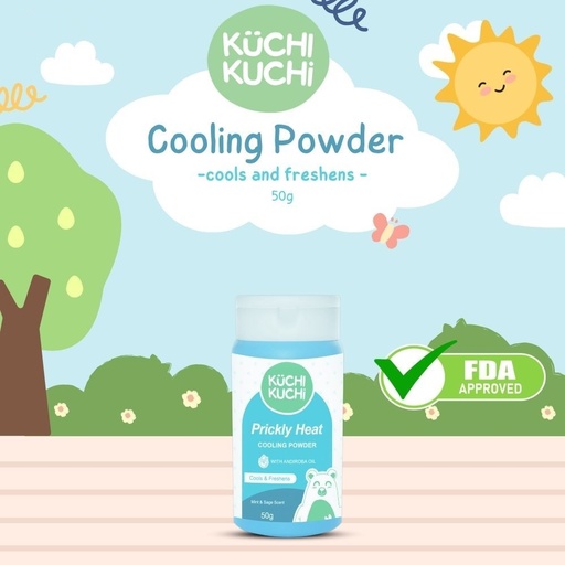Kuchi Kuchi Prickly Heat Cooling Powder - 50g.