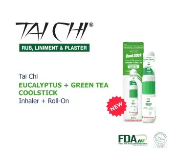 Tai Chi Cool Stick - Inhaler + Roll On (Eucalyptus + Green Tea)