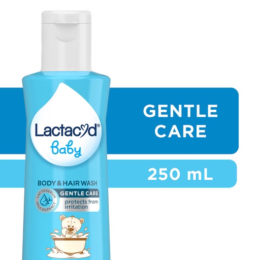 Lactacyd Baby Gentle Care - 2in1 Body Wash and Hair Shampoo (250ml)