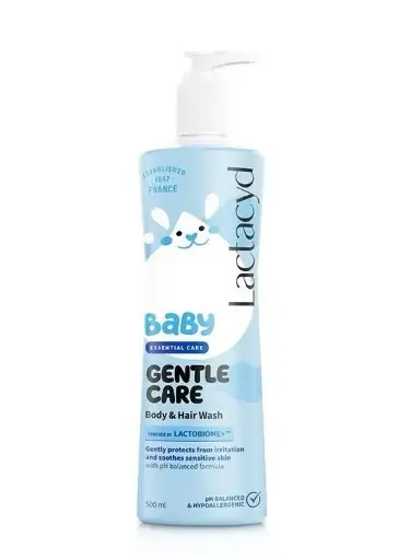 Lactacyd Baby Gentle Care - 2in1 Body Wash and Hair Shampoo (500ml) 