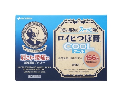 Roihi-Tsuboko Cool Type Pain Relief by Nichiban (156 patches)