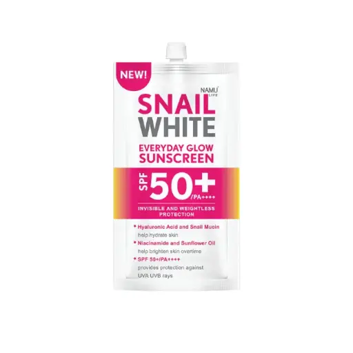 Snail White Everyday Glow Sunscreen SPF 50+/PA++++ (6ml)