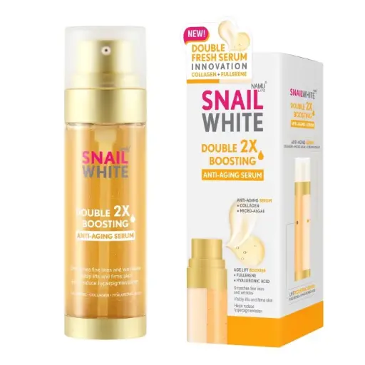SNAILWHITE Double Boosting Anti-Aging Serum (40ml + 40ml)