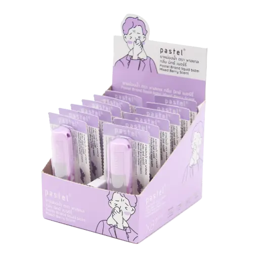 Pastel Liquid Balm/Roll On - Mixed Berry Scent (box of 12)