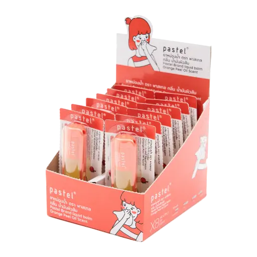 Pastel Liquid Balm/Roll On - Orange Oil Scent (box of 12)