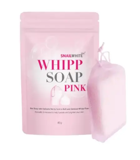 SNAILWHITE Whipp Soap Pink (80g)