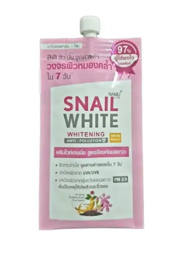 SNAILWHITE Anti-Pollution Brightening Day Cream SPF30/PA+++ (7ml)