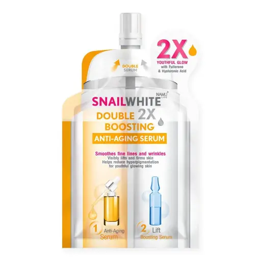 SNAILWHITE Double Boosting Anti-Aging Serum (4ml + 4ml)