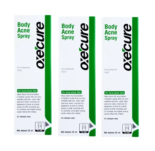 Oxecure Body Acne Spray (Box of 3)