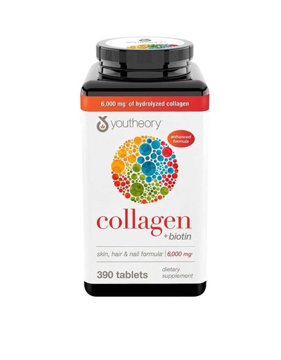 [SN2023-0056] Youtheory Collagen + Biotin (390 tablets)